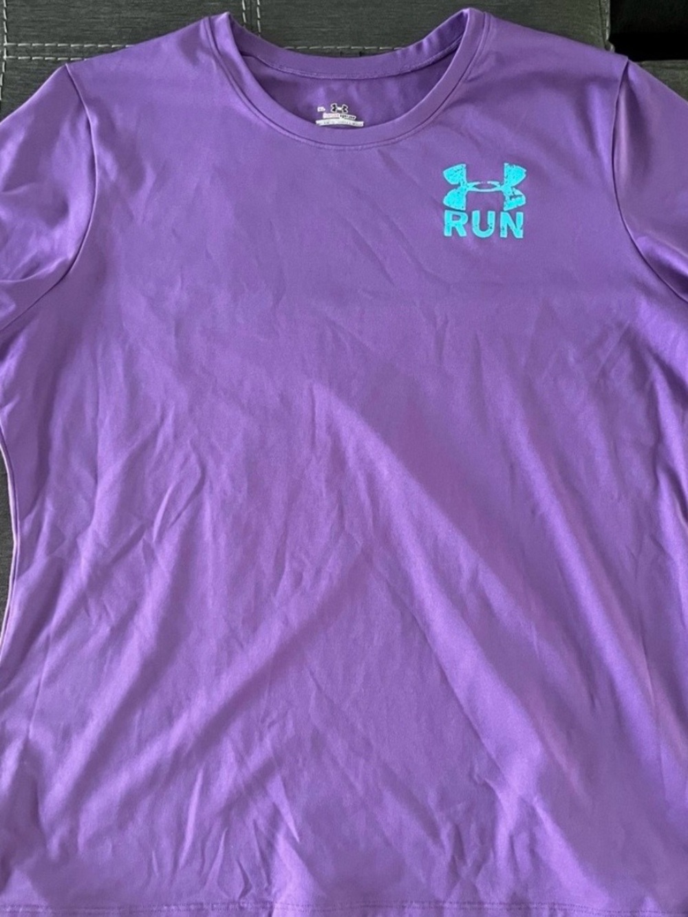 Under Armour Purple HeatGear Performance Tee